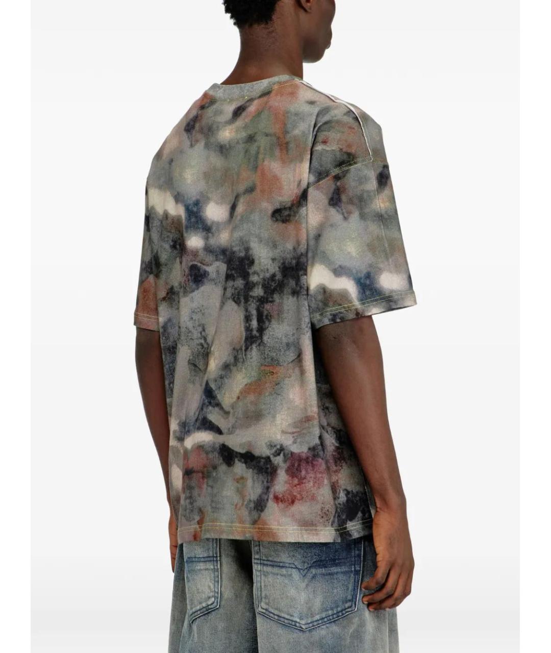DIESEL Мульти хлопковая футболка, фото 3