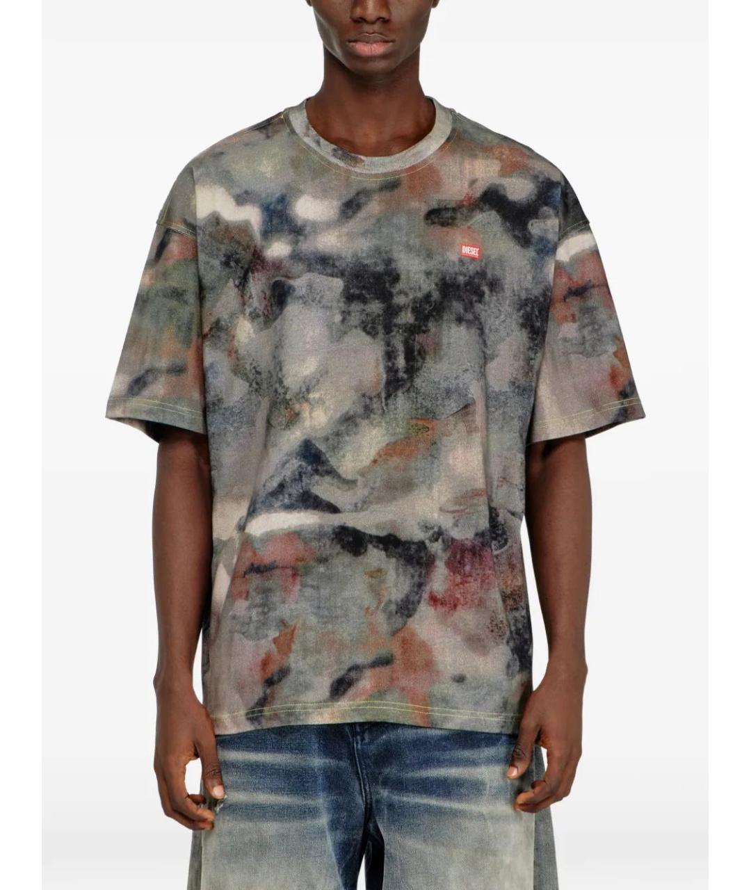 DIESEL Мульти хлопковая футболка, фото 2