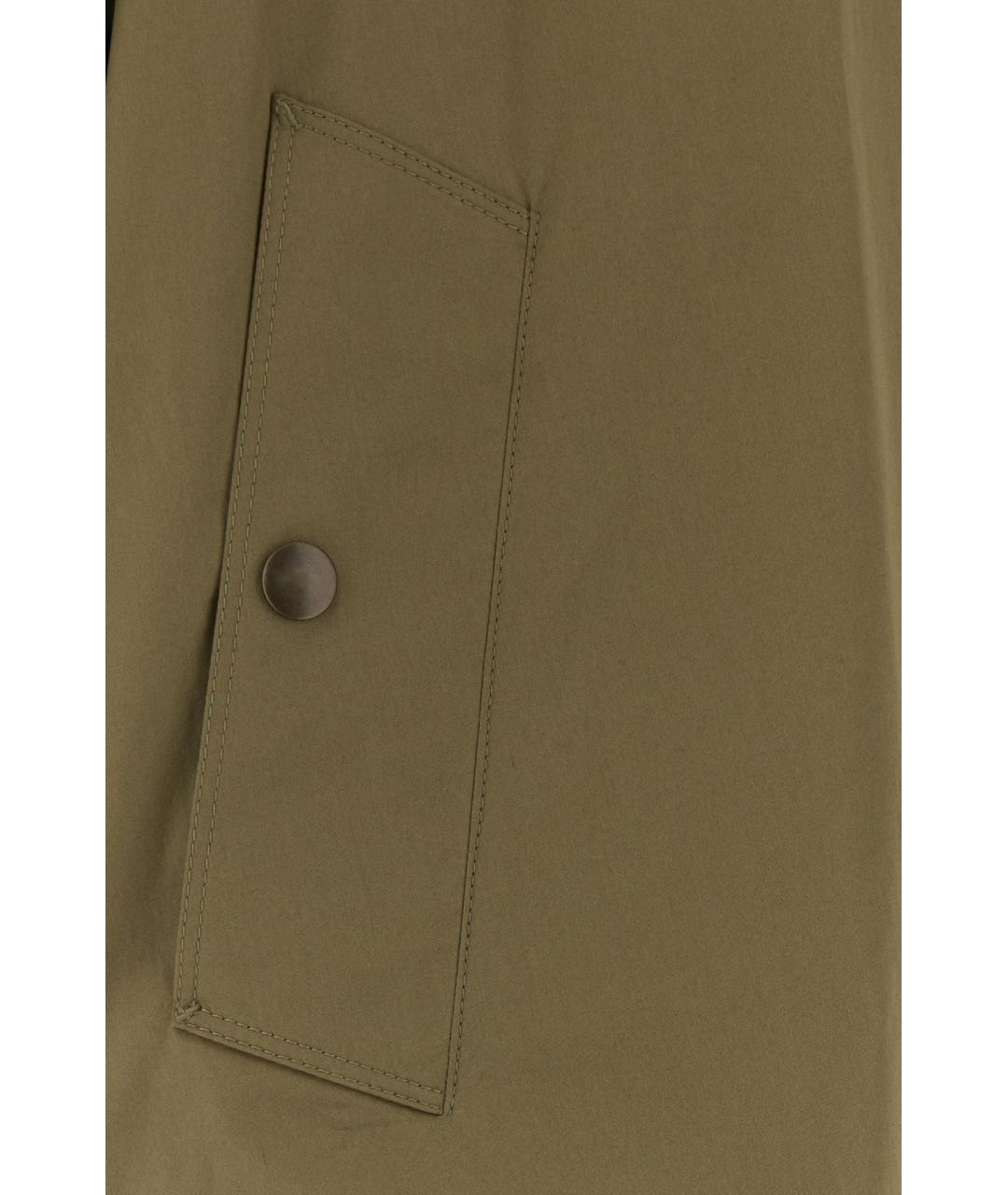 CHLOE Зеленые хлопковое пальто, фото 3