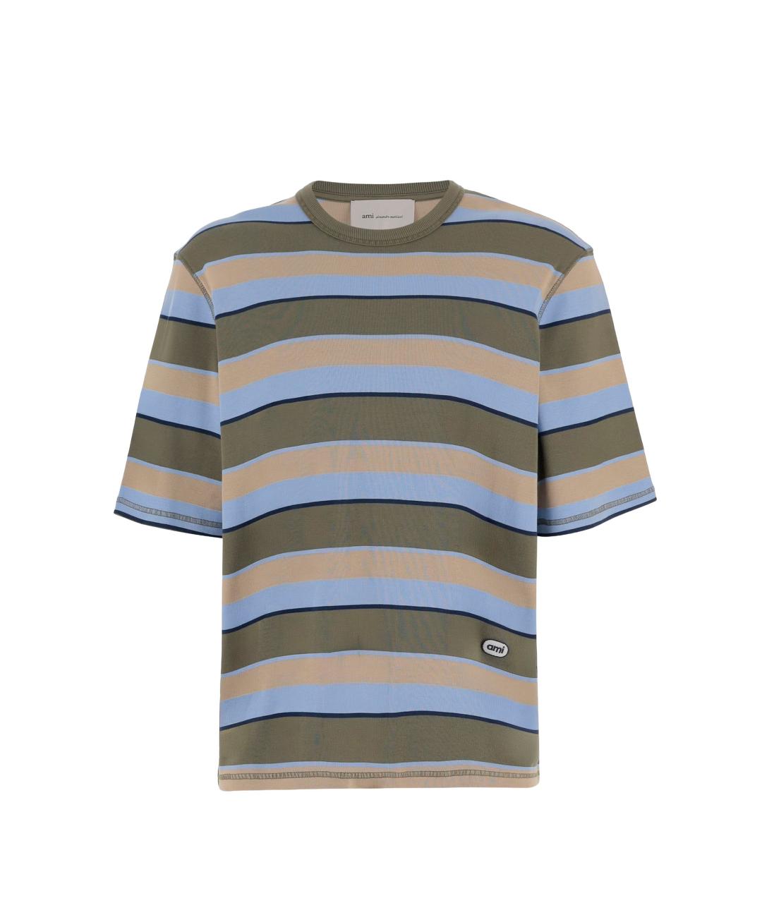 Ami Paris Мульти хлопковая футболка, фото 1