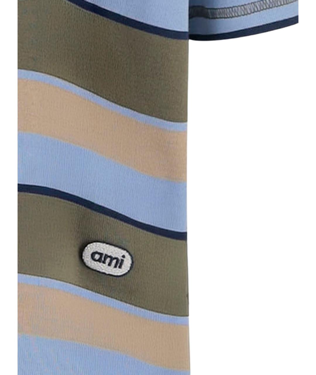 Ami Paris Мульти хлопковая футболка, фото 3