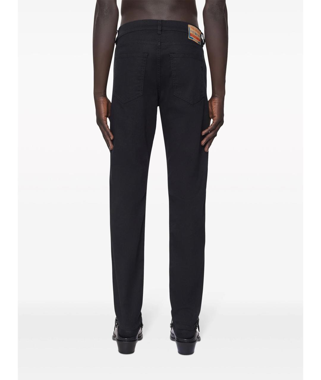 DIESEL Черные хлопковые повседневные брюки, фото 5