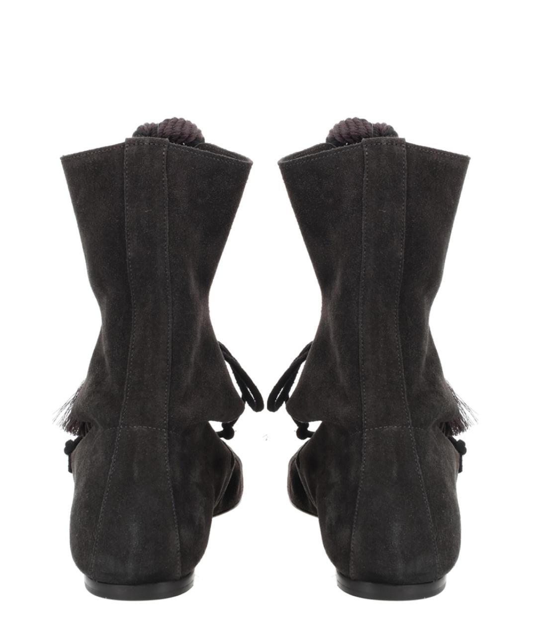 ISABEL MARANT Черные замшевые ботинки, фото 4