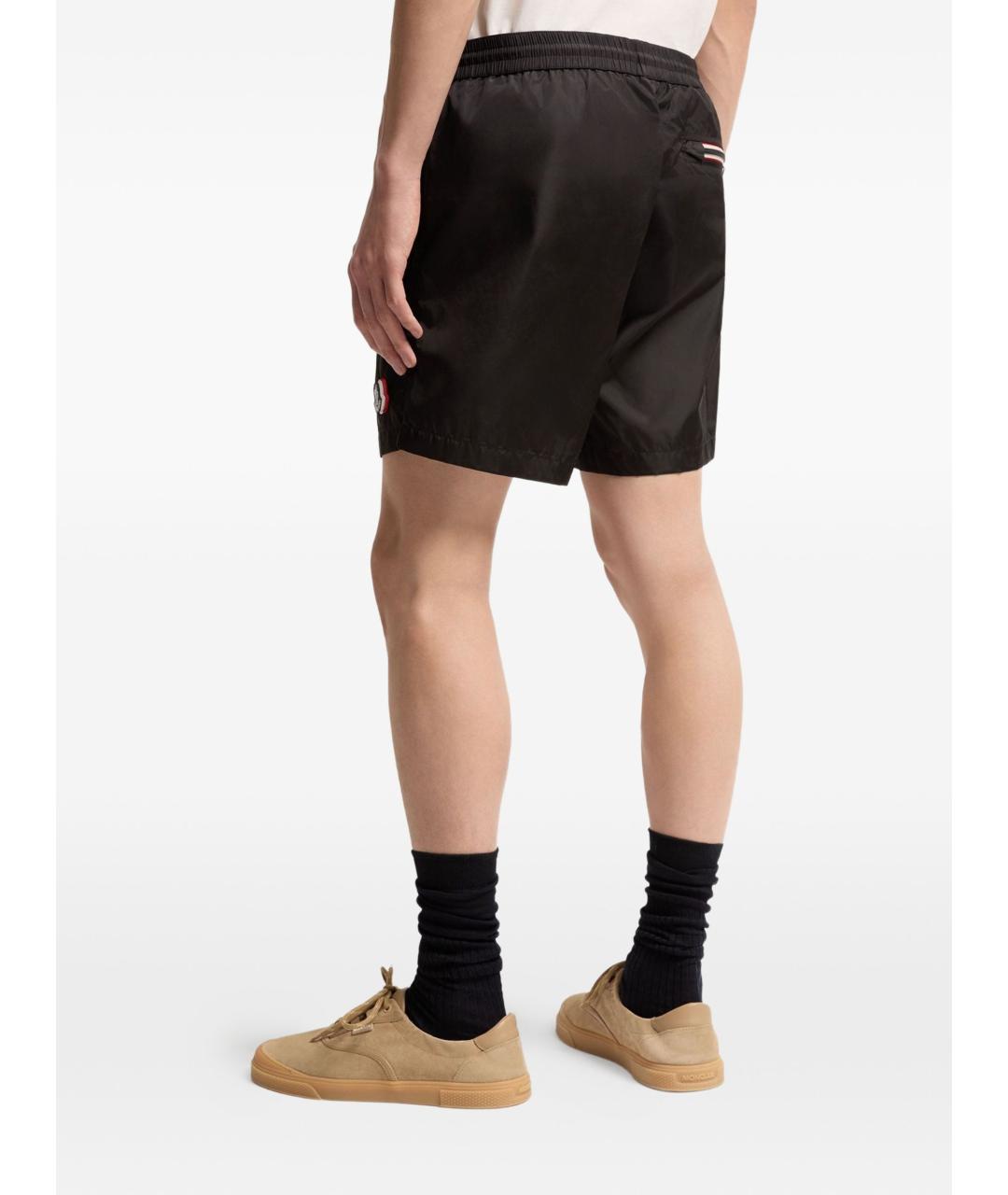 MONCLER Черные полиамидовые плавки, фото 4