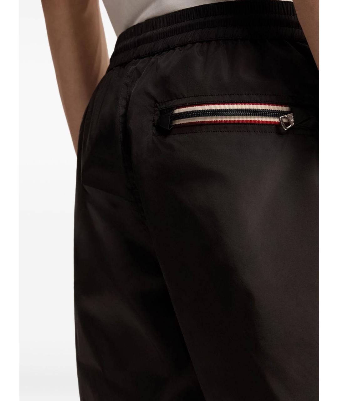 MONCLER Черные полиамидовые плавки, фото 3