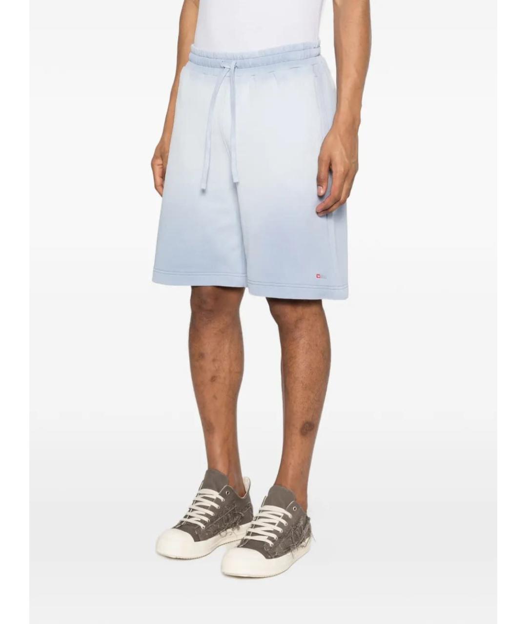 DIESEL Синие хлопковые шорты, фото 2