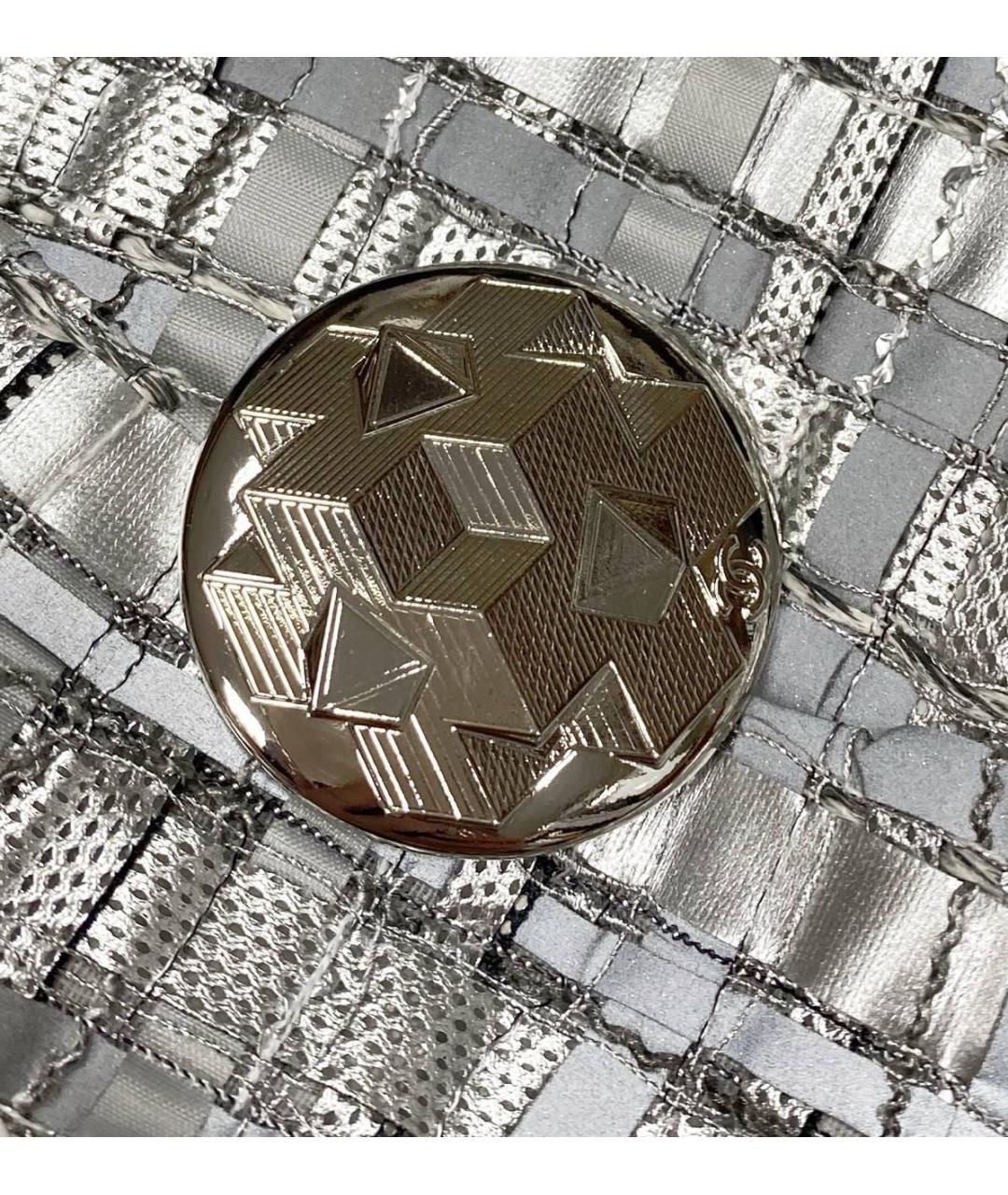 CHANEL Серебрянный жакет/пиджак, фото 5