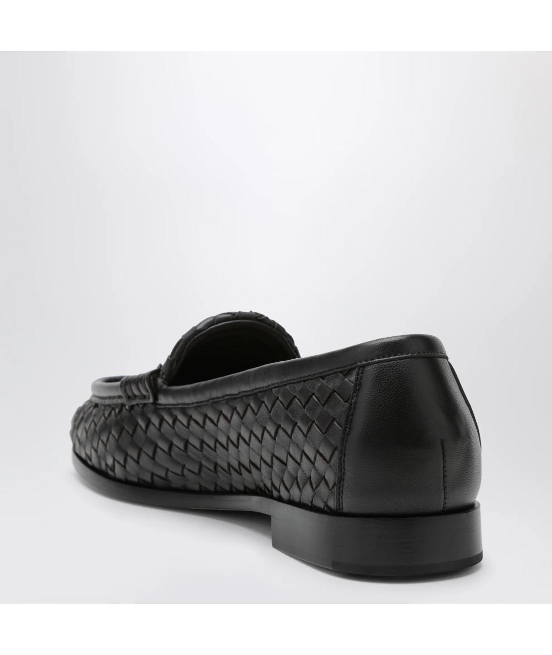 BOTTEGA VENETA Коричневые кожаные лоферы, фото 4
