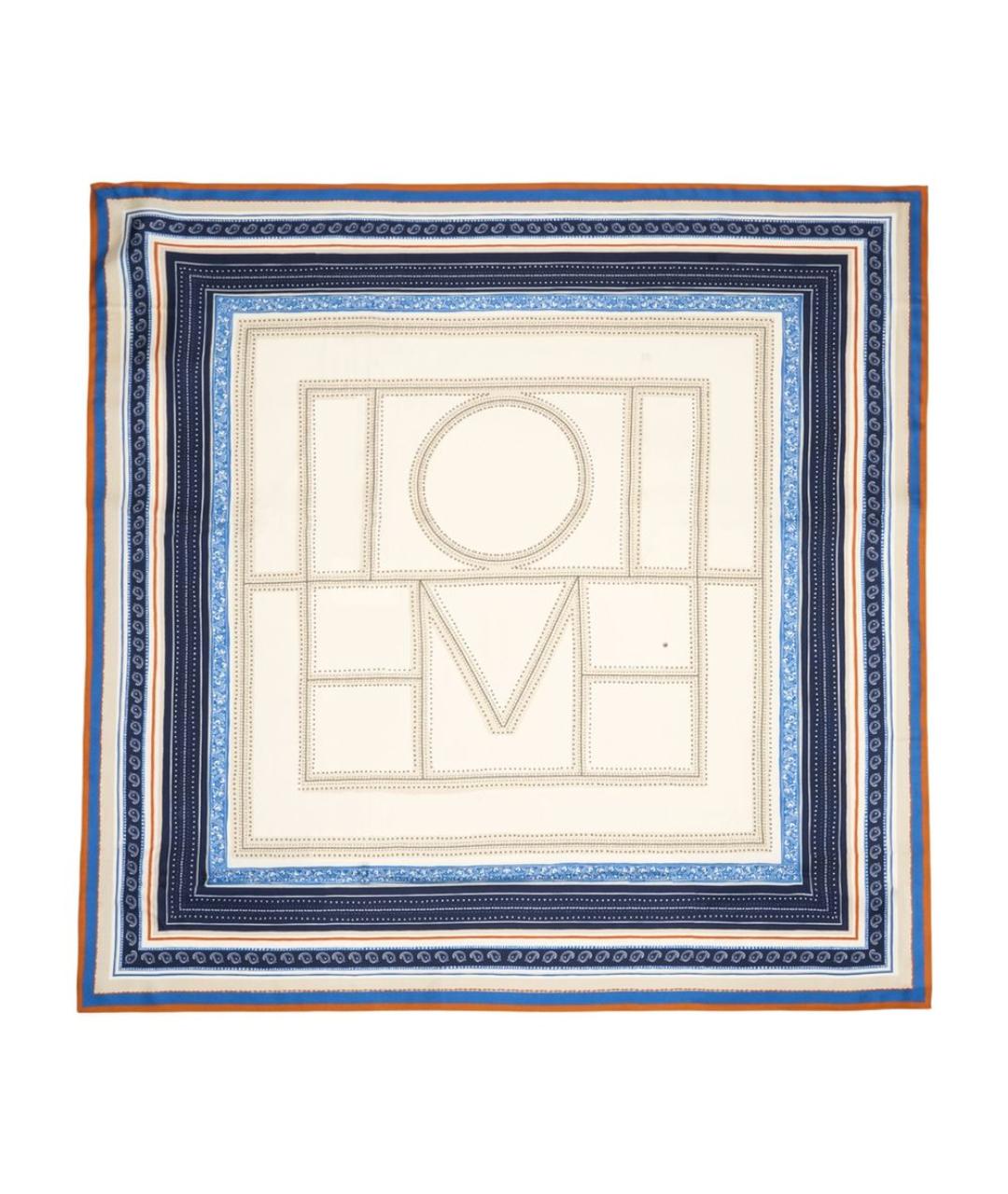 TOTEME Синий шелковый платок, фото 1