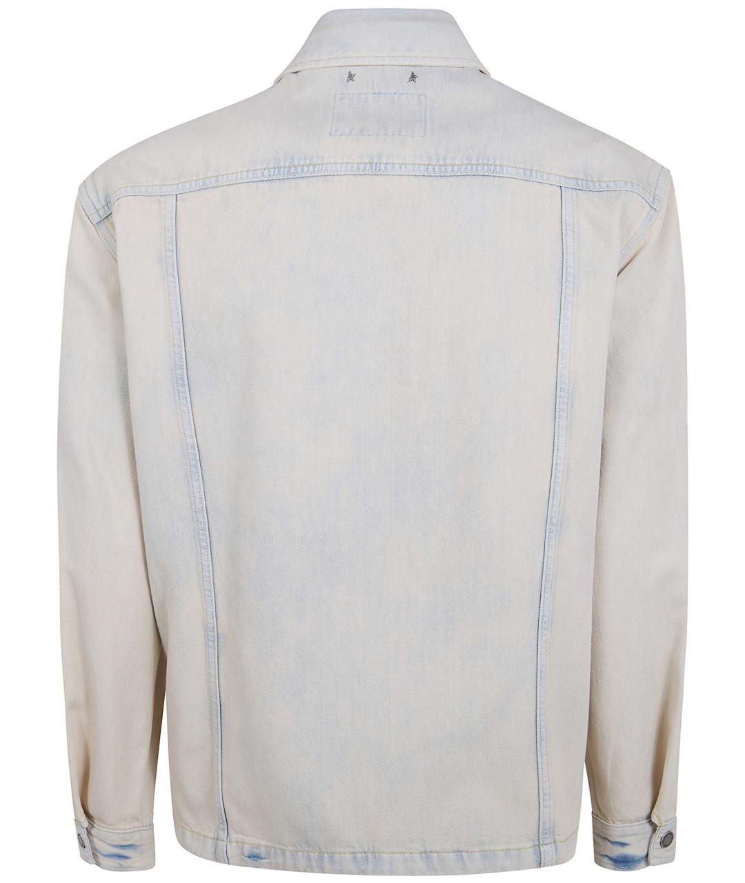 GOLDEN GOOSE DELUXE BRAND Бежевая хлопковая куртка, фото 2