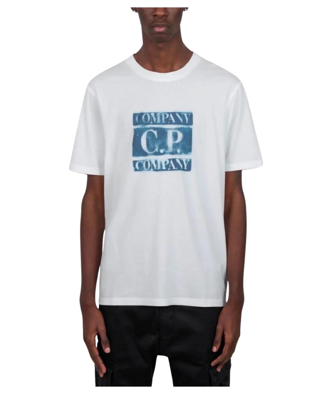 CP COMPANY Белая футболка, фото 2
