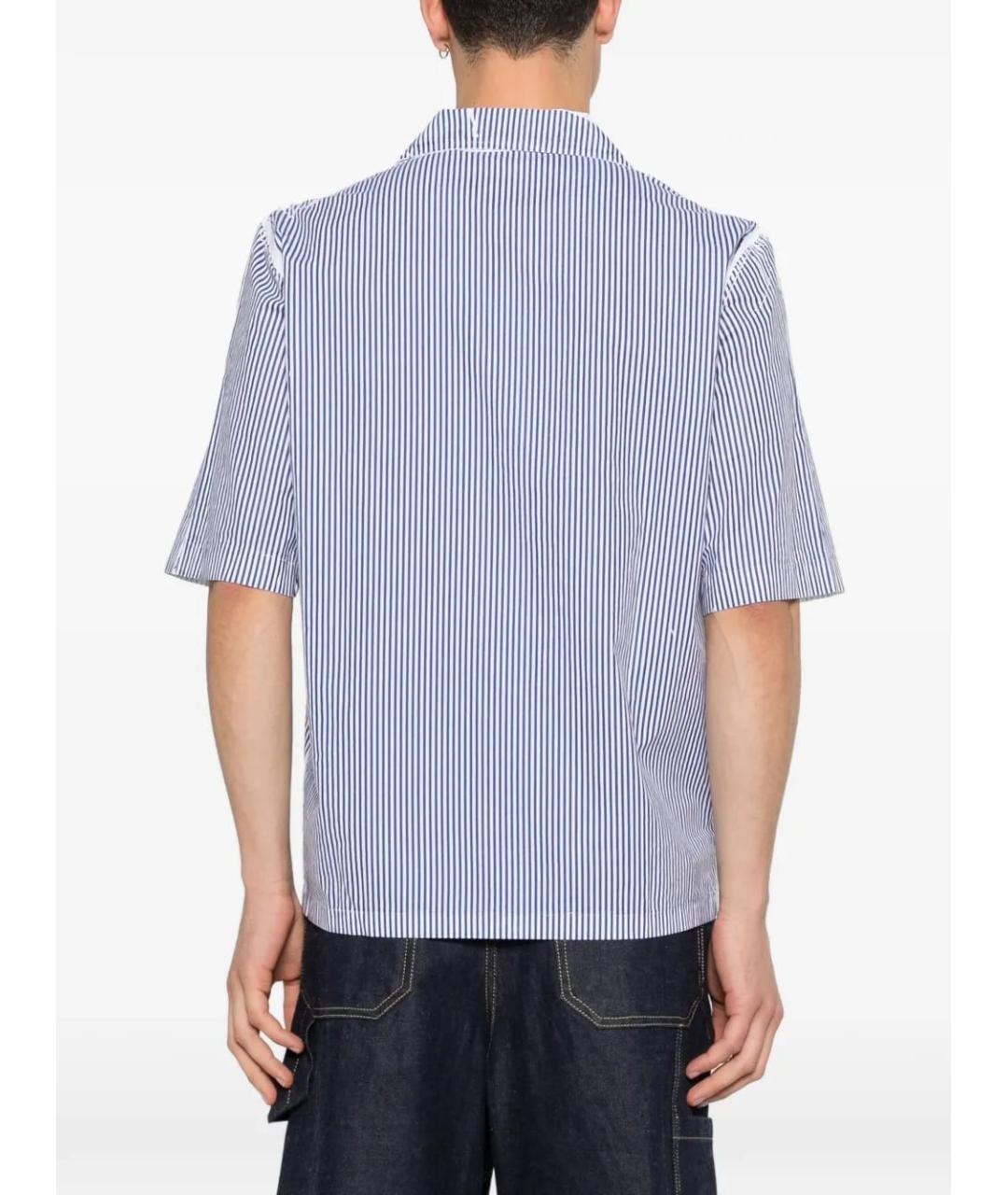 DIESEL Синяя хлопковая кэжуал рубашка, фото 3