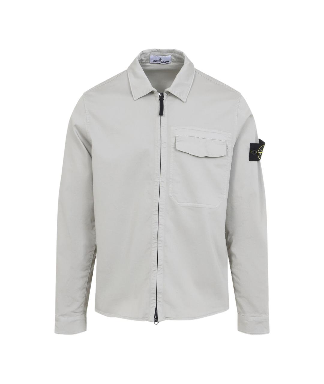 STONE ISLAND Хлопковая кэжуал рубашка, фото 1