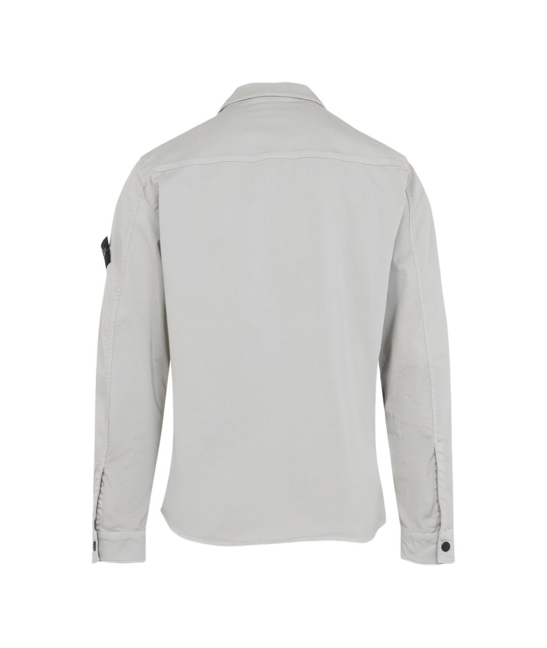 STONE ISLAND Хлопковая кэжуал рубашка, фото 2