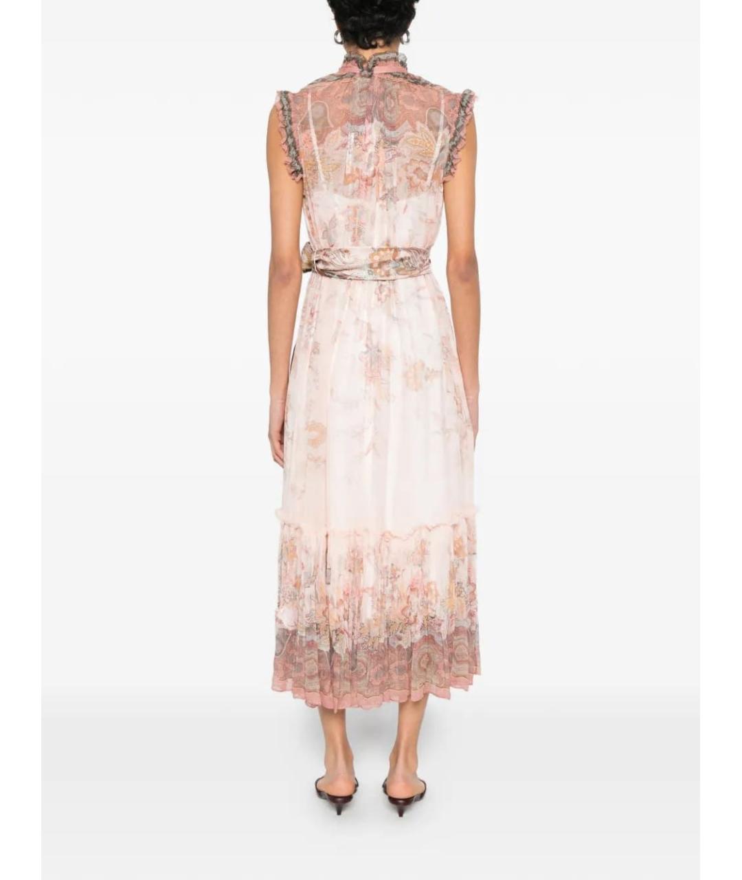 ZIMMERMANN Розовое повседневное платье, фото 3