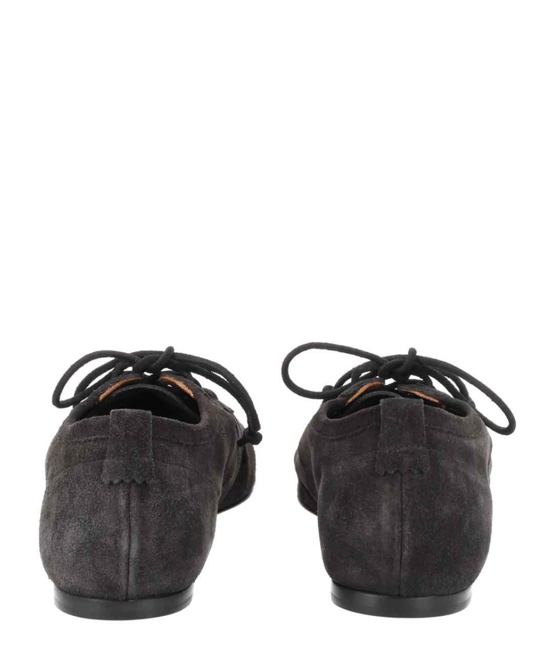 ISABEL MARANT Черные кожаные кеды, фото 4