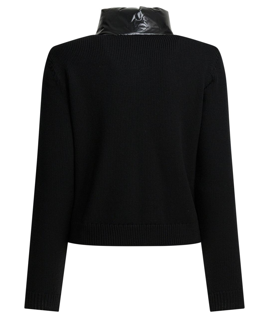 MONCLER Черная полиамидовая куртка, фото 2