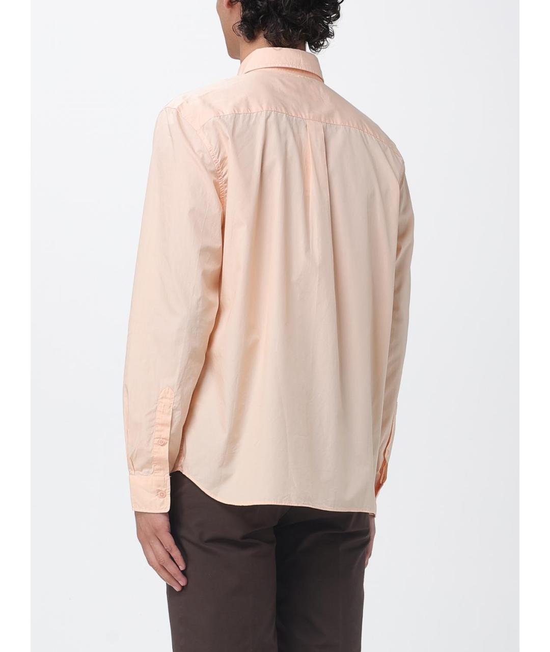 LACOSTE Коралловая хлопковая классическая рубашка, фото 2