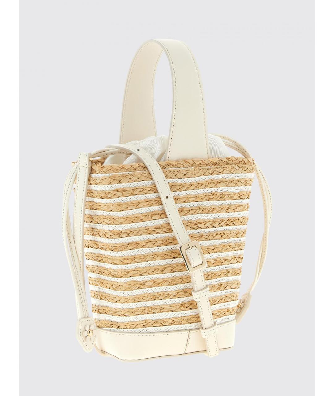 ROGER VIVIER Бежевая пелетеная сумка через плечо, фото 2