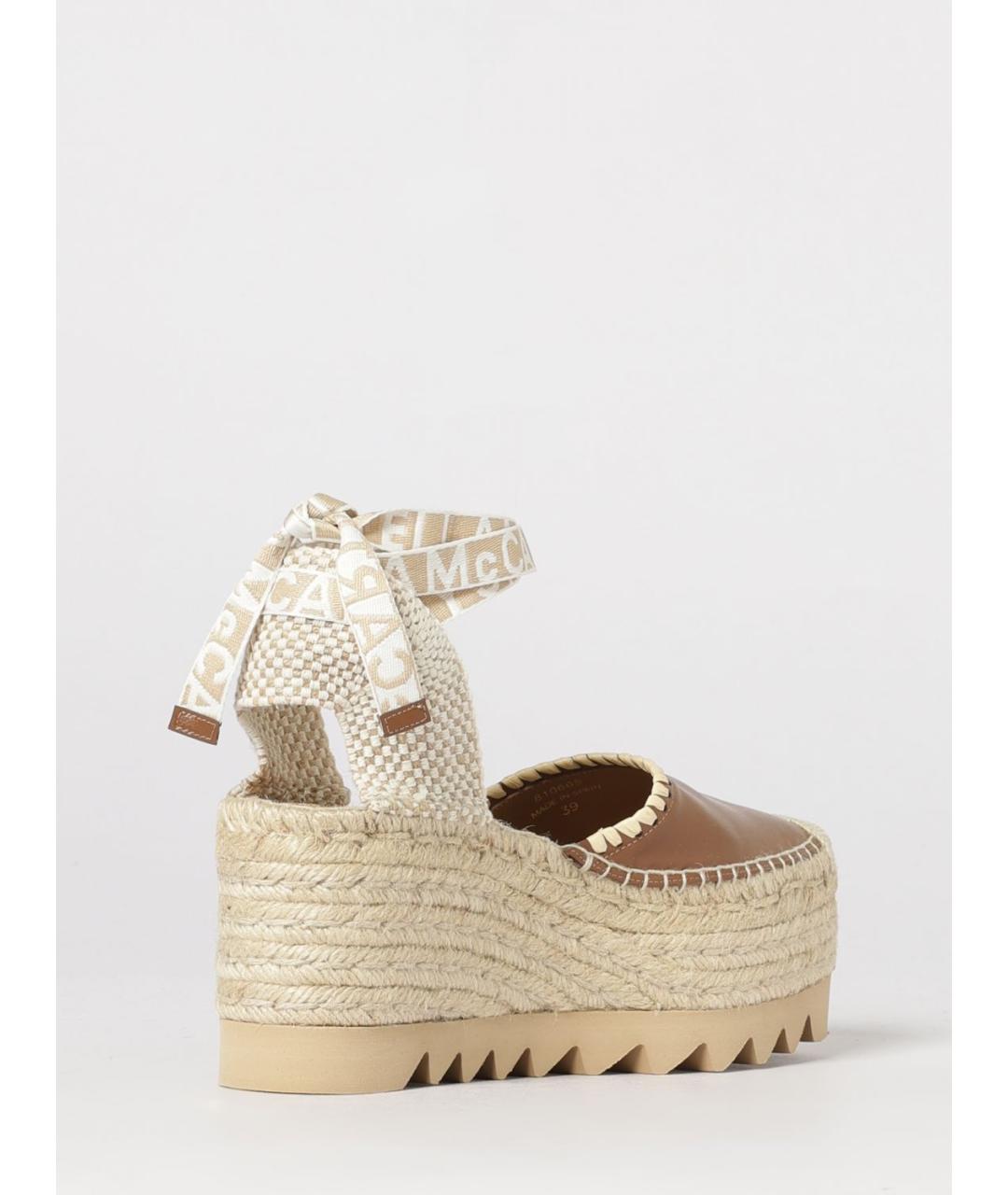 STELLA MCCARTNEY Коричневые босоножки, фото 3