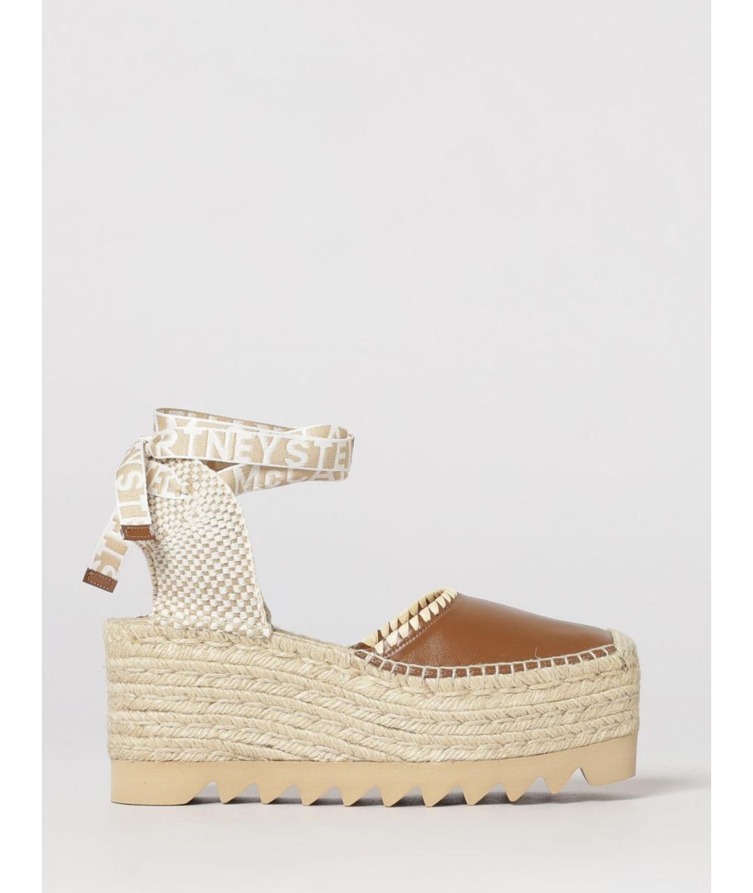 STELLA MCCARTNEY Коричневые босоножки, фото 5