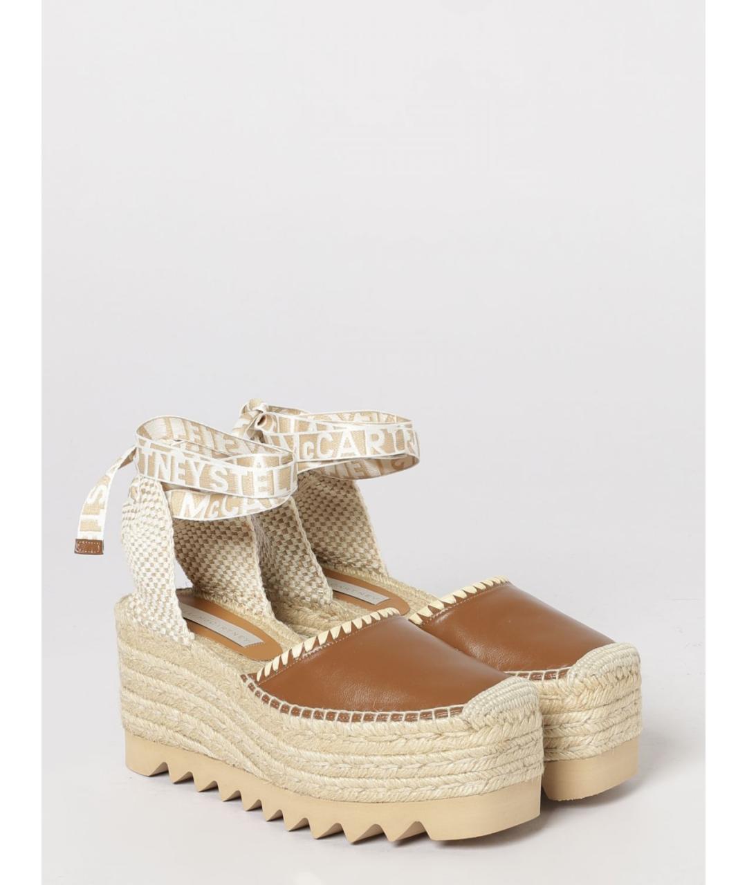 STELLA MCCARTNEY Коричневые босоножки, фото 2