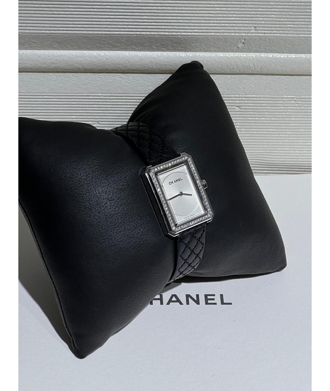 CHANEL Белые металлические часы, фото 3