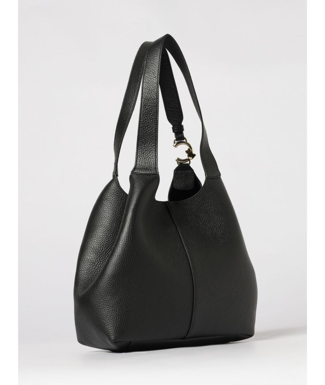 COCCINELLE Черная кожаная сумка через плечо, фото 2