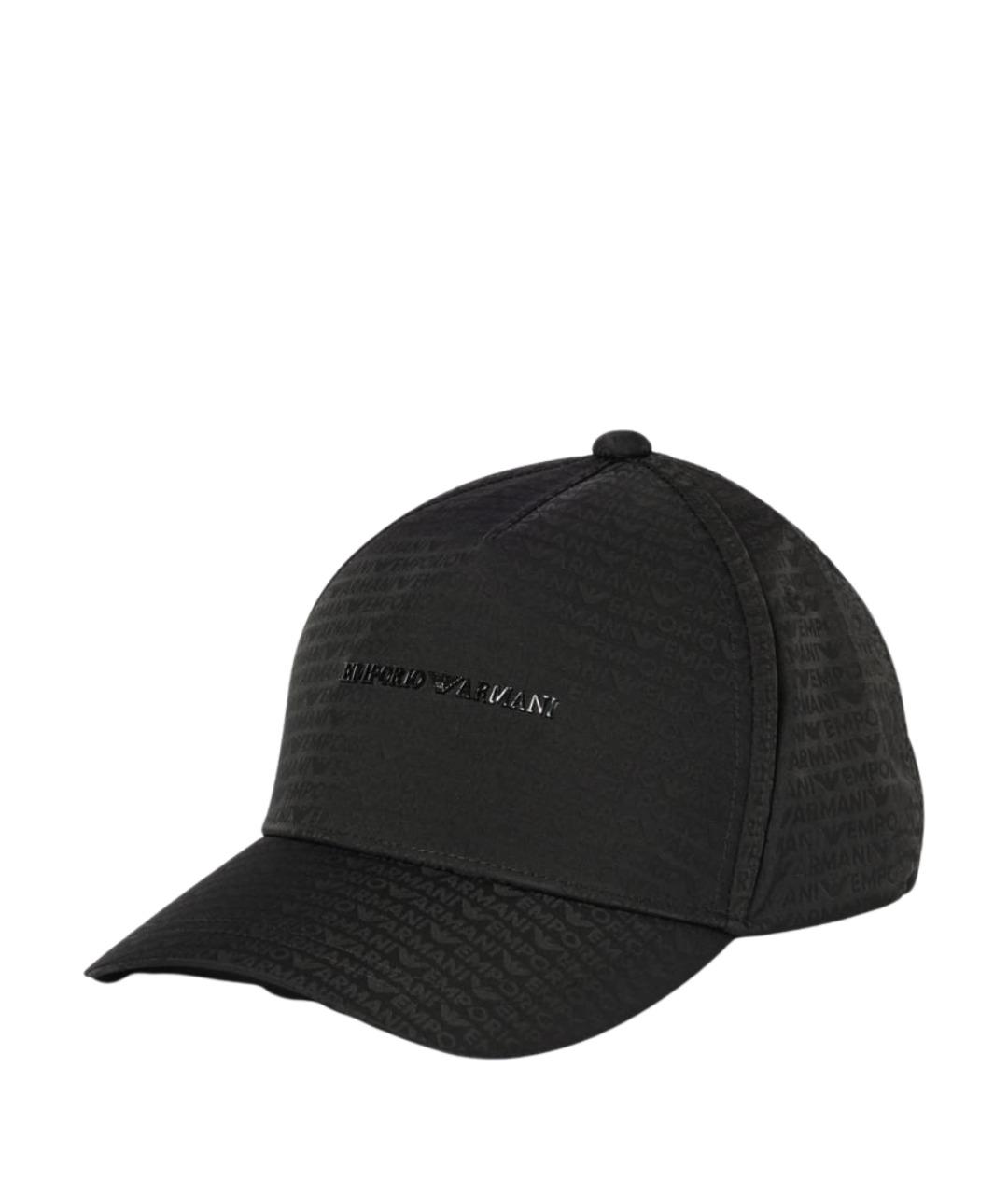 EMPORIO ARMANI Черная кепка/бейсболка, фото 1