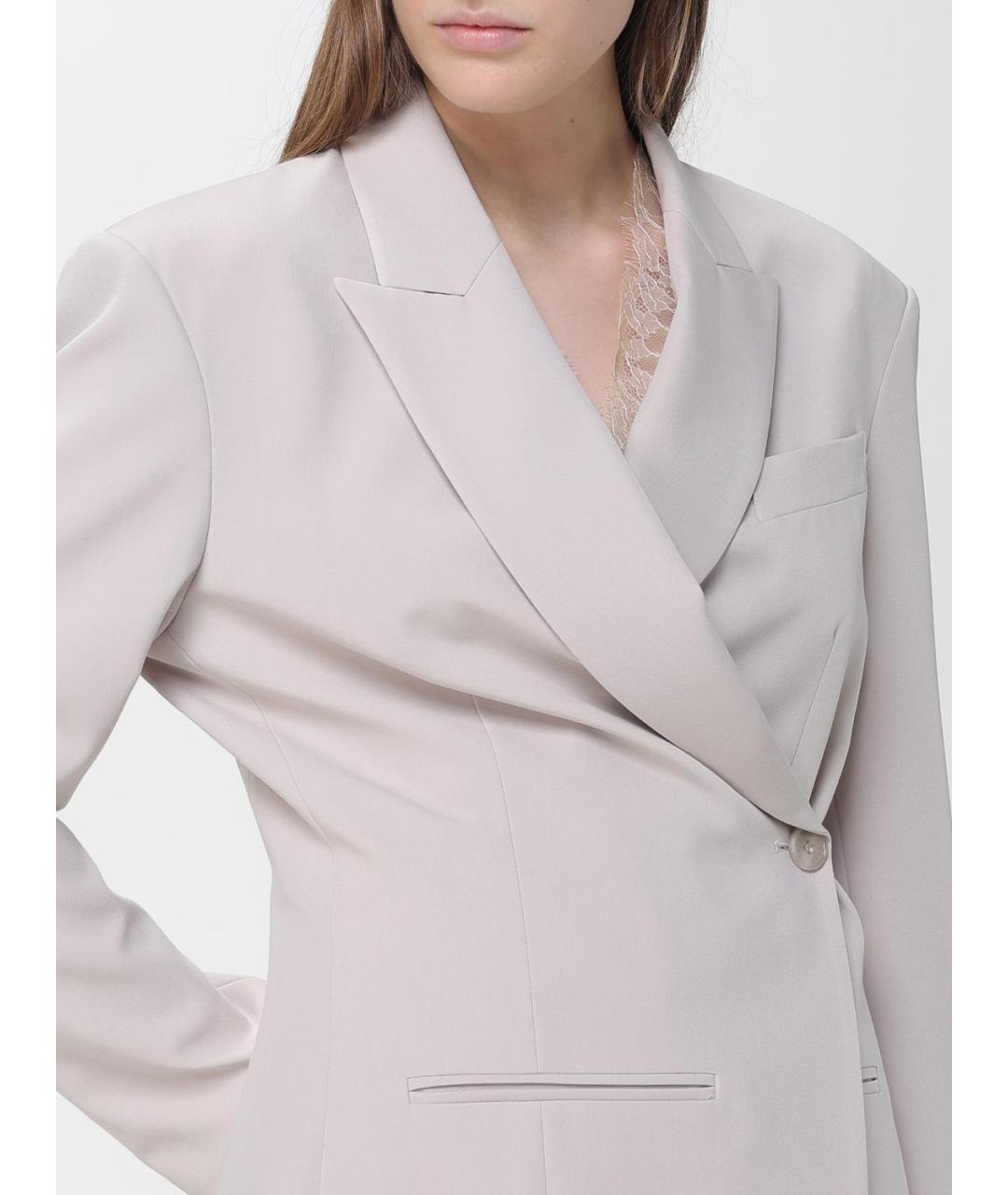 PATRIZIA PEPE Серый жакет/пиджак, фото 5