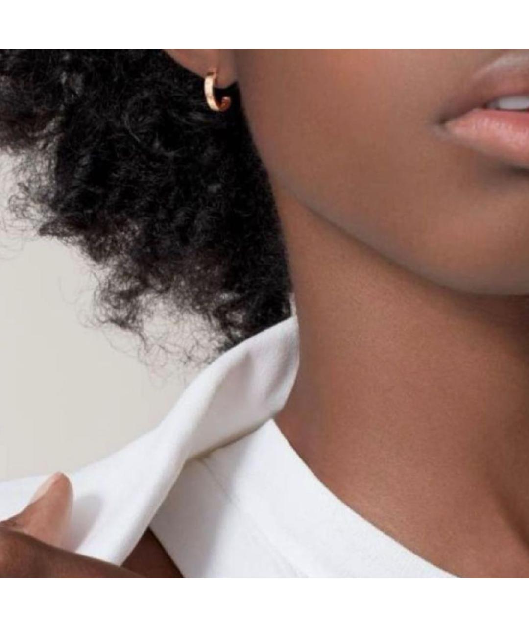 CARTIER Розовые серьги из розового золота, фото 4