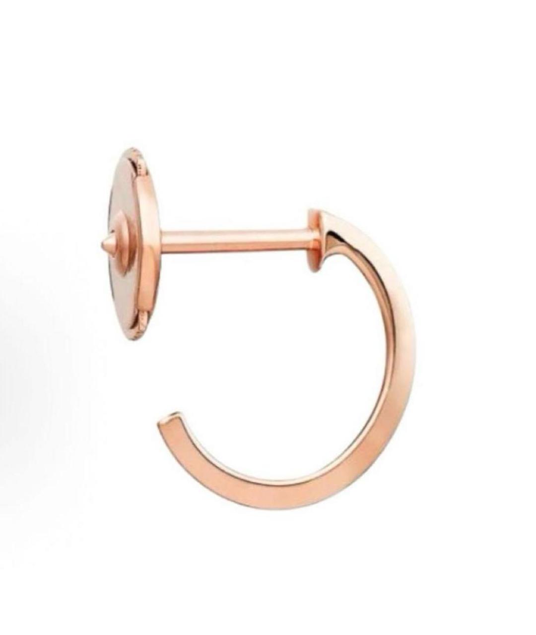 CARTIER Розовые серьги из розового золота, фото 2