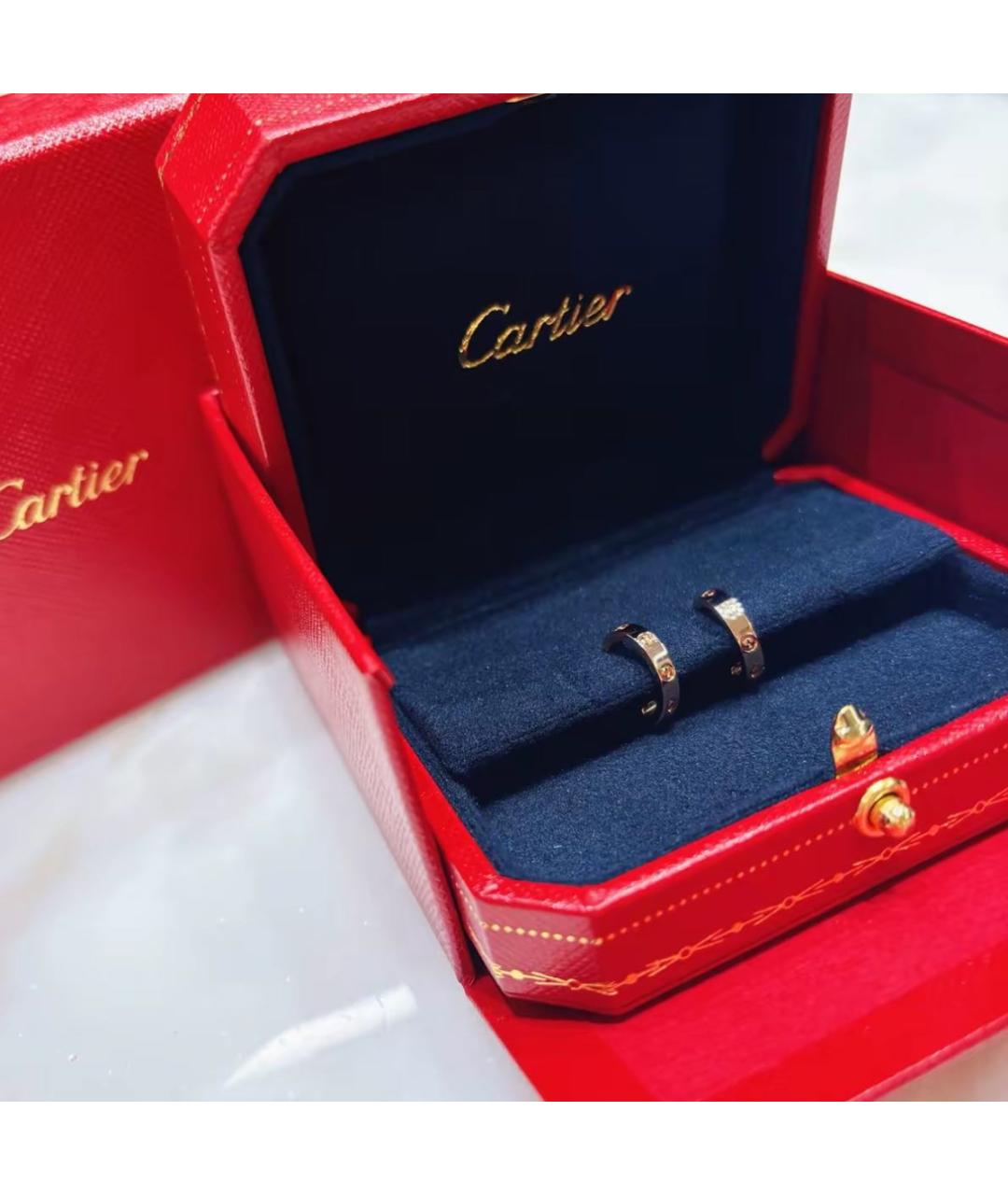 CARTIER Розовые серьги из розового золота, фото 8