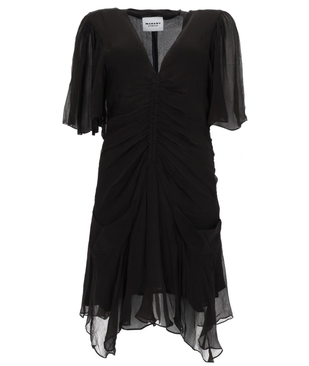 ISABEL MARANT Черное вискозное повседневное платье, фото 1