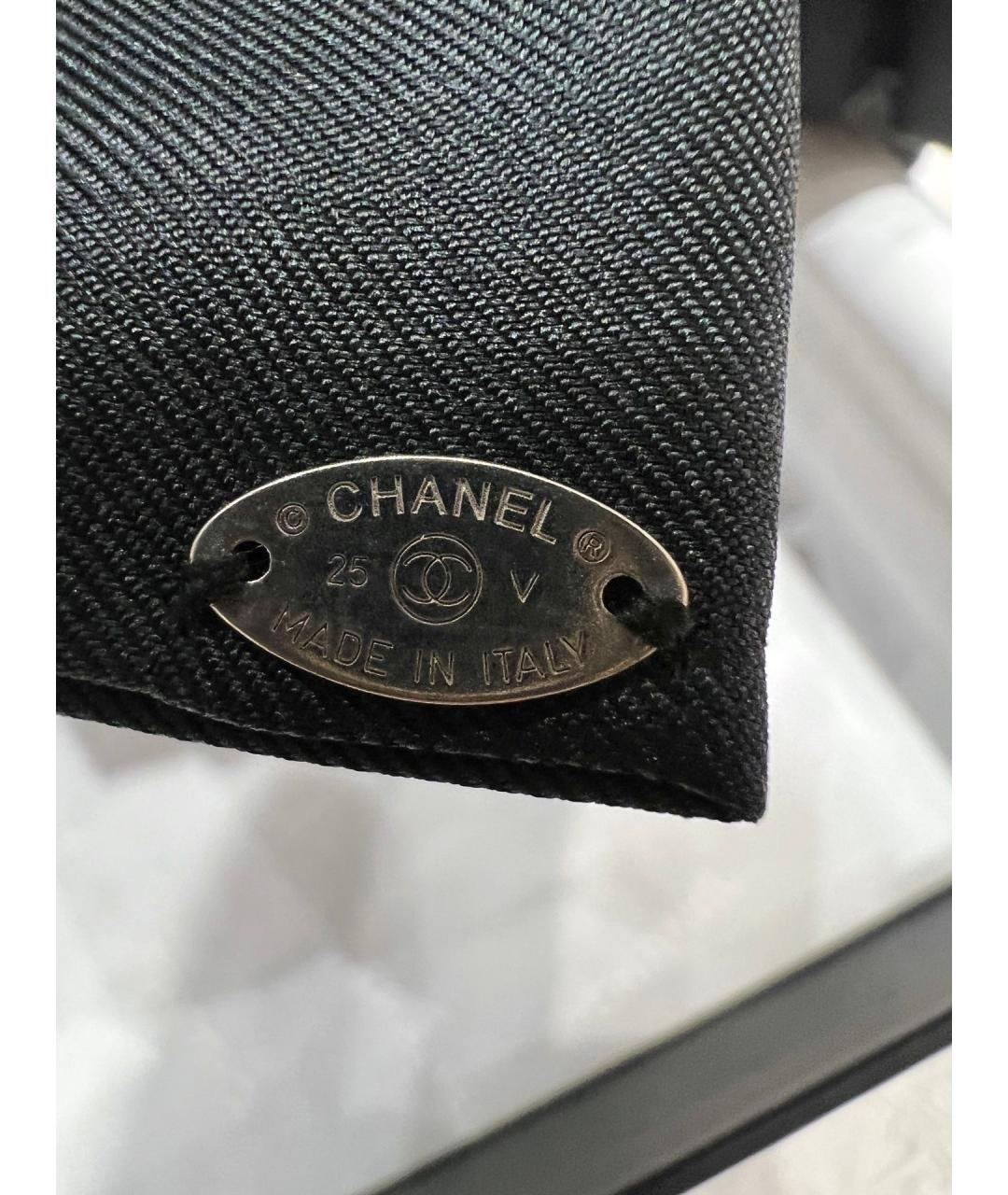 CHANEL Черная заколка, фото 5