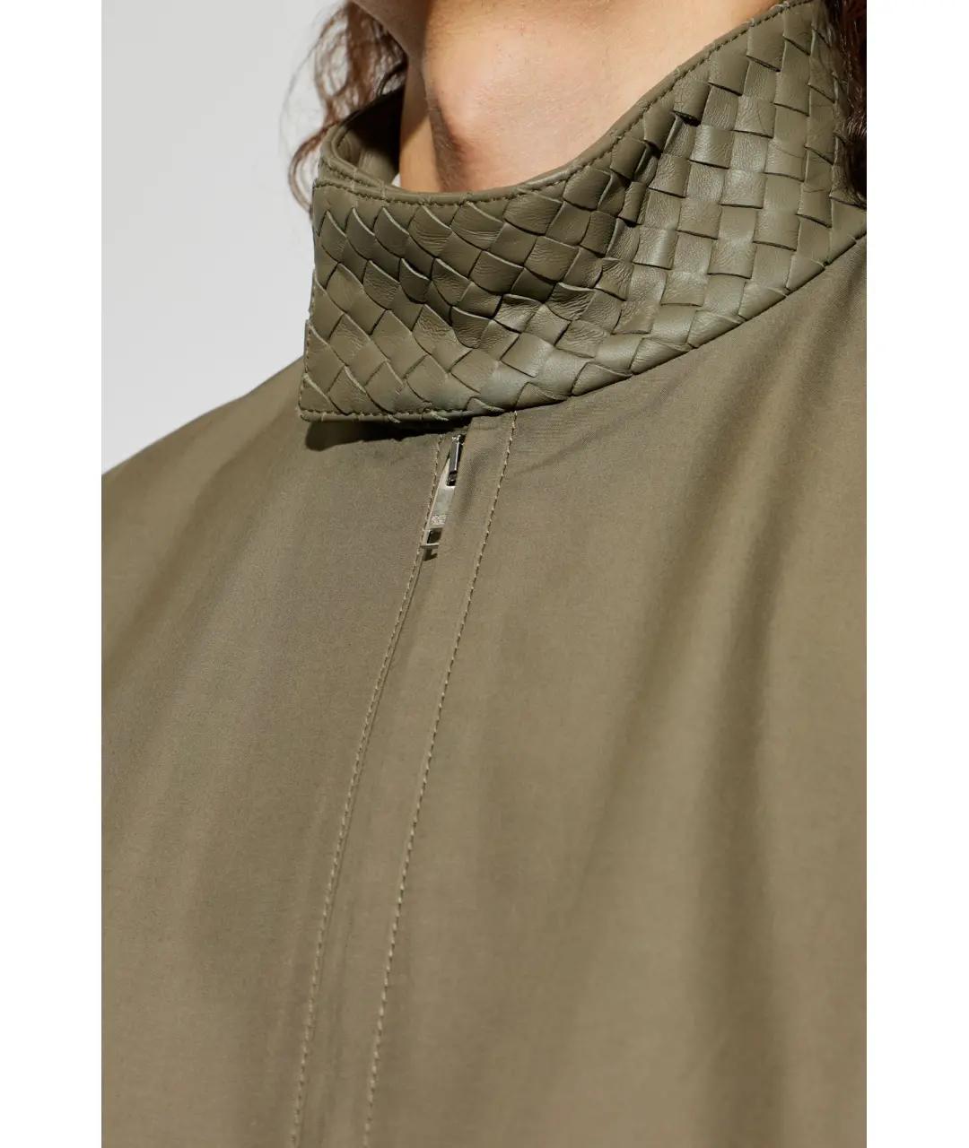 BOTTEGA VENETA Хаки хлопковая куртка, фото 5