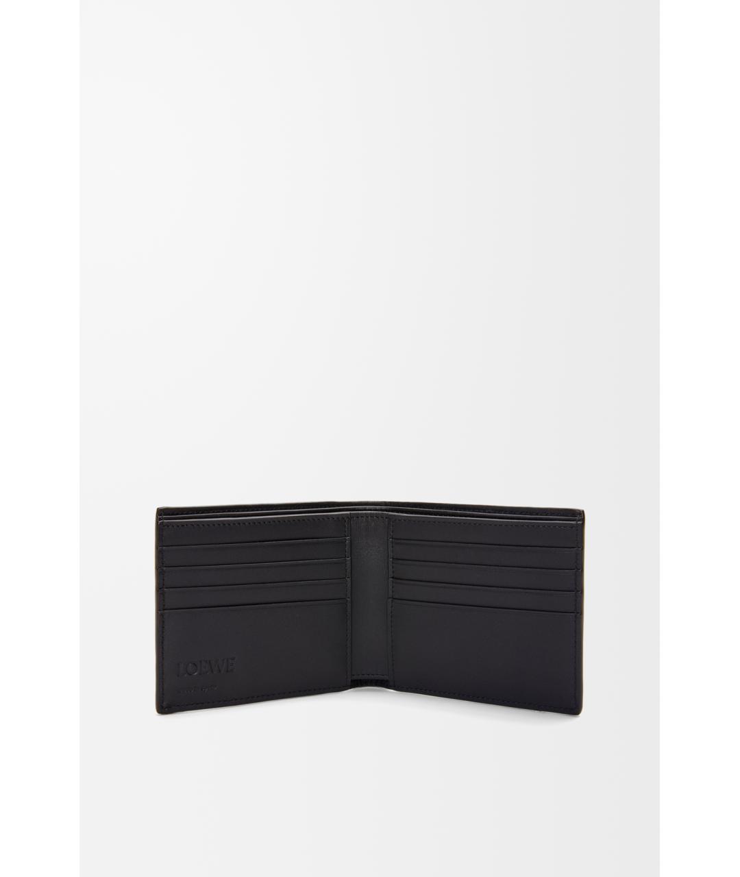 LOEWE Черный кожаный кошелек, фото 2