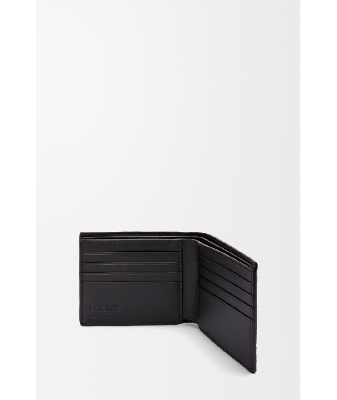 LOEWE Черный кожаный кошелек, фото 3