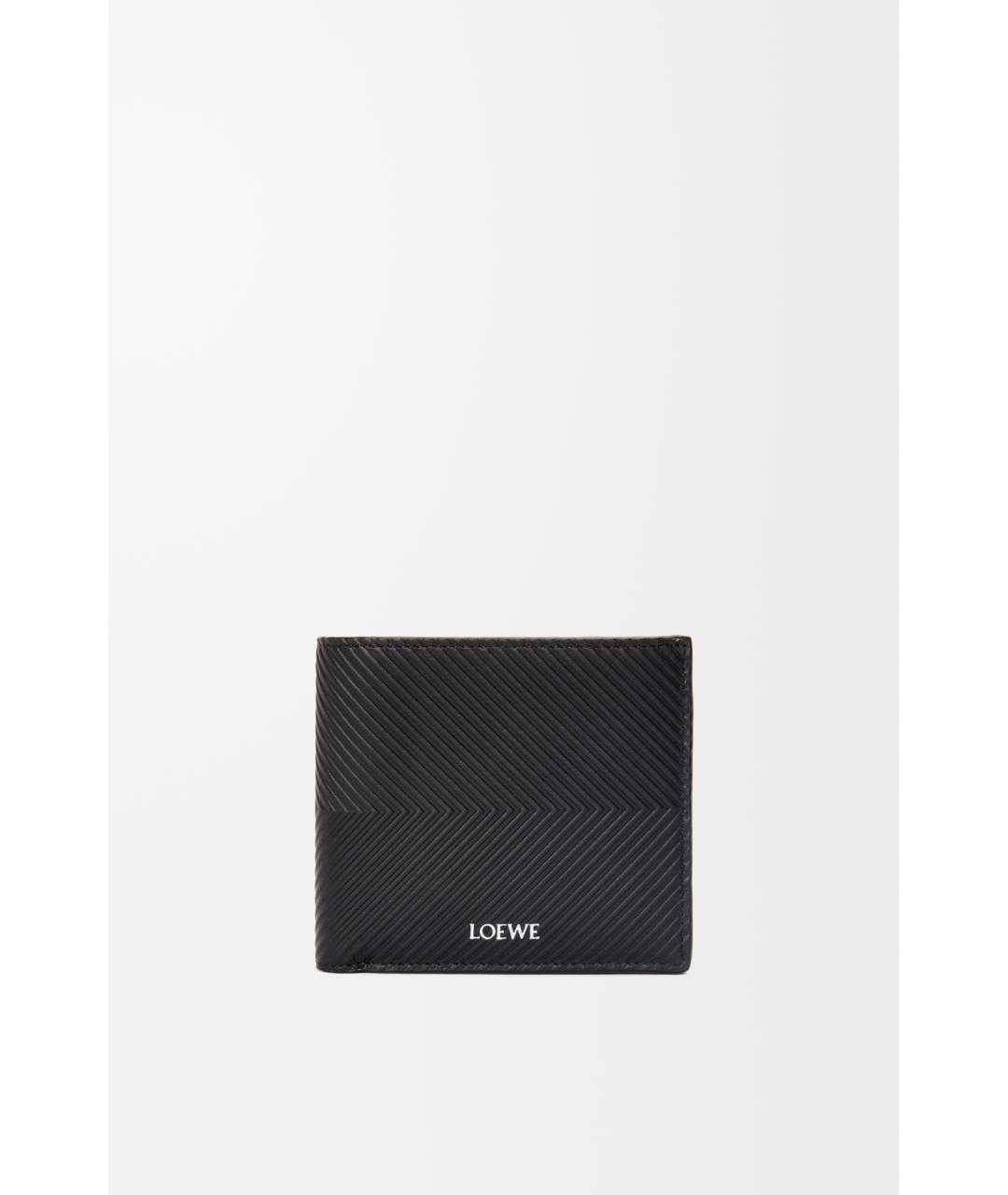 LOEWE Черный кожаный кошелек, фото 7