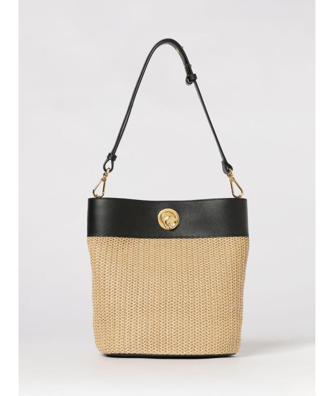 COCCINELLE Черная кожаная сумка через плечо, фото 5