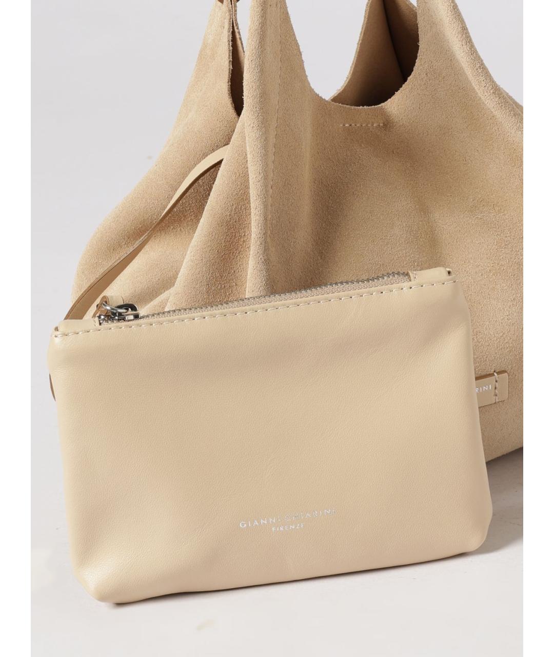 Gianni Chiarini Бежевая сумка через плечо, фото 3