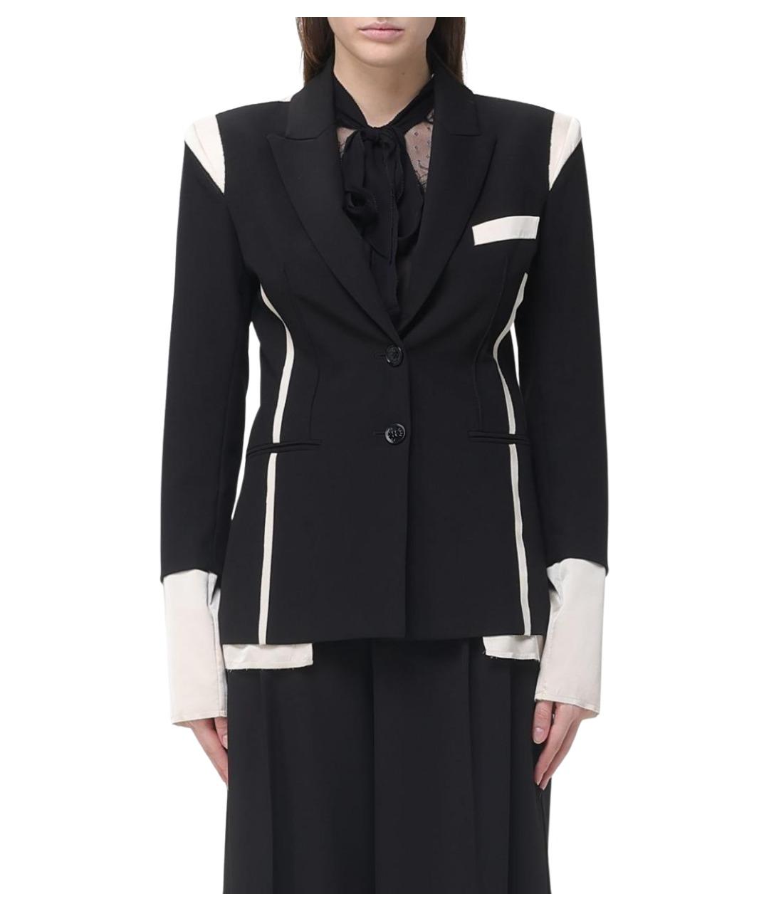 PATRIZIA PEPE Черный жакет/пиджак, фото 1