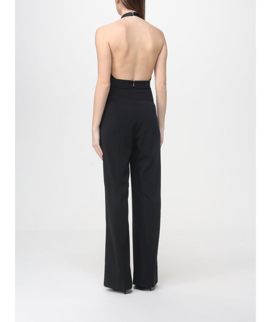 PATRIZIA PEPE Черный креповый комбинезон, фото 2