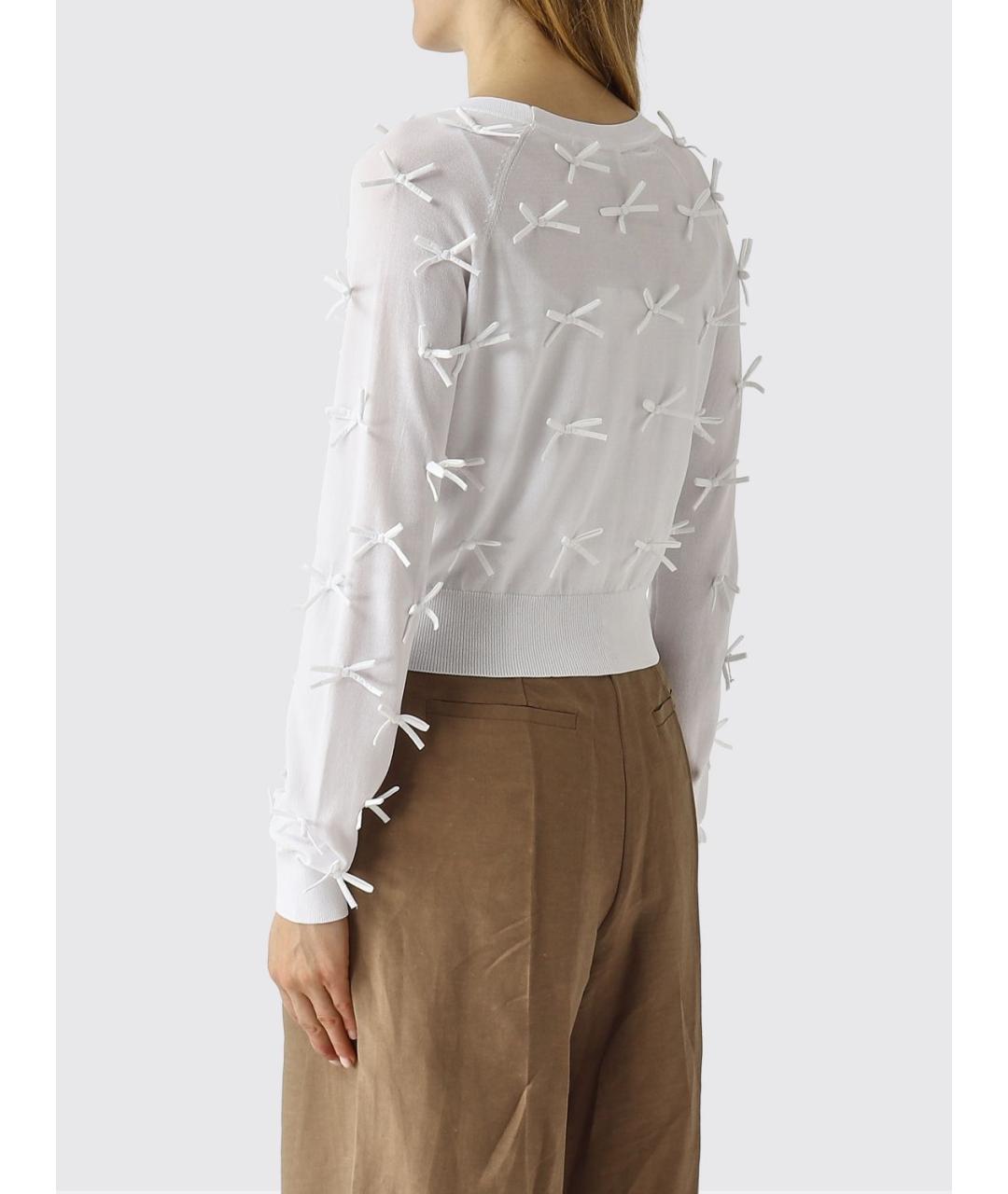 MEIMEIJ Белый вискозный кардиган, фото 2