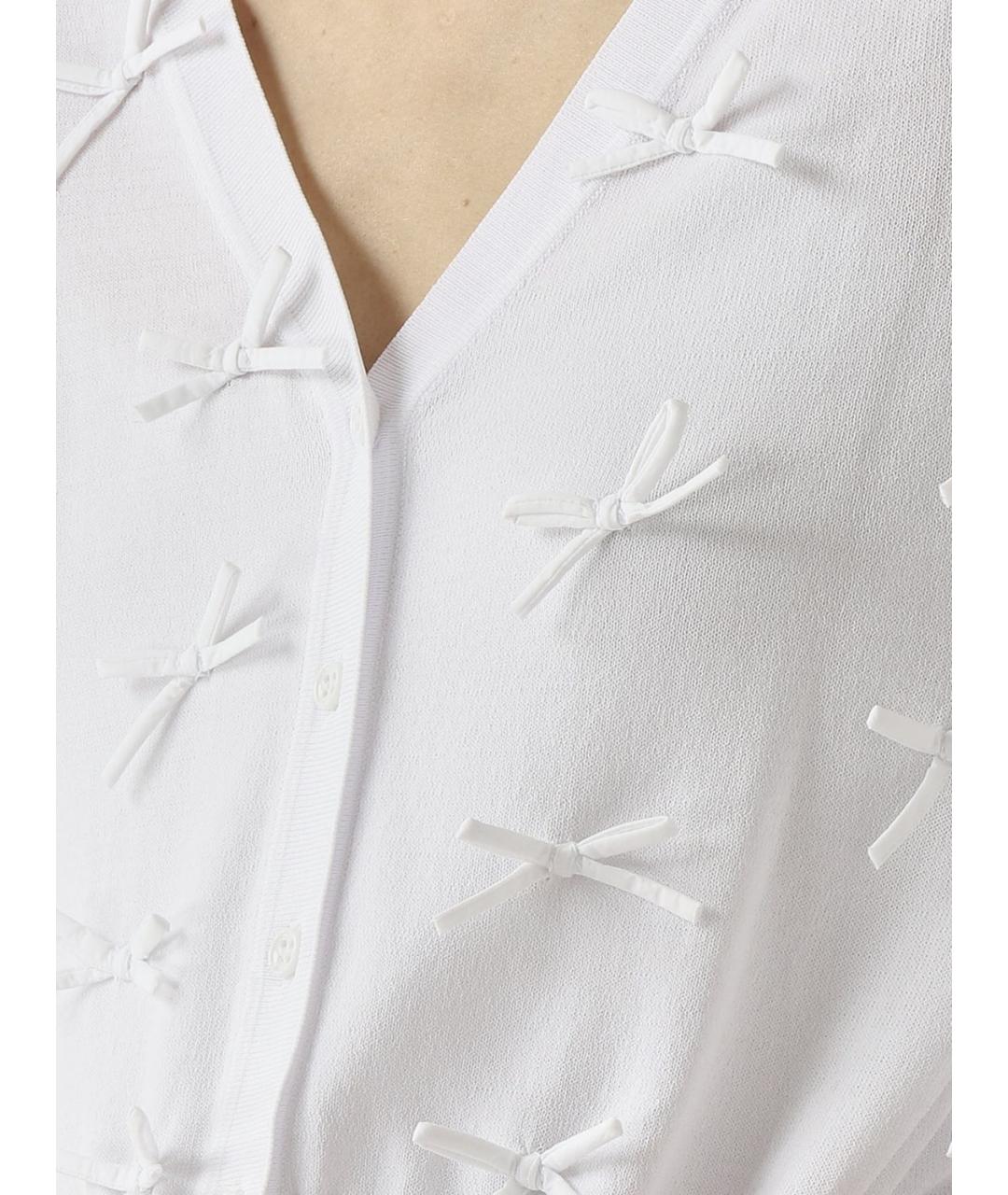 MEIMEIJ Белый вискозный кардиган, фото 3