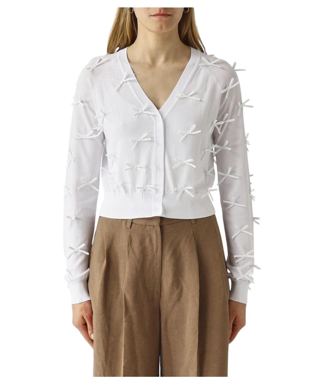 MEIMEIJ Белый вискозный кардиган, фото 1