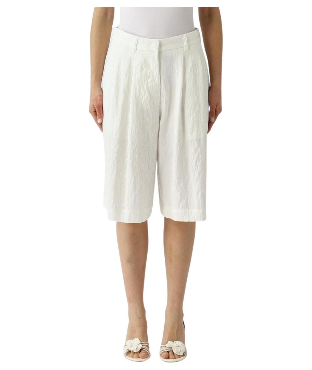 MEIMEIJ Белые вискозные шорты, фото 1