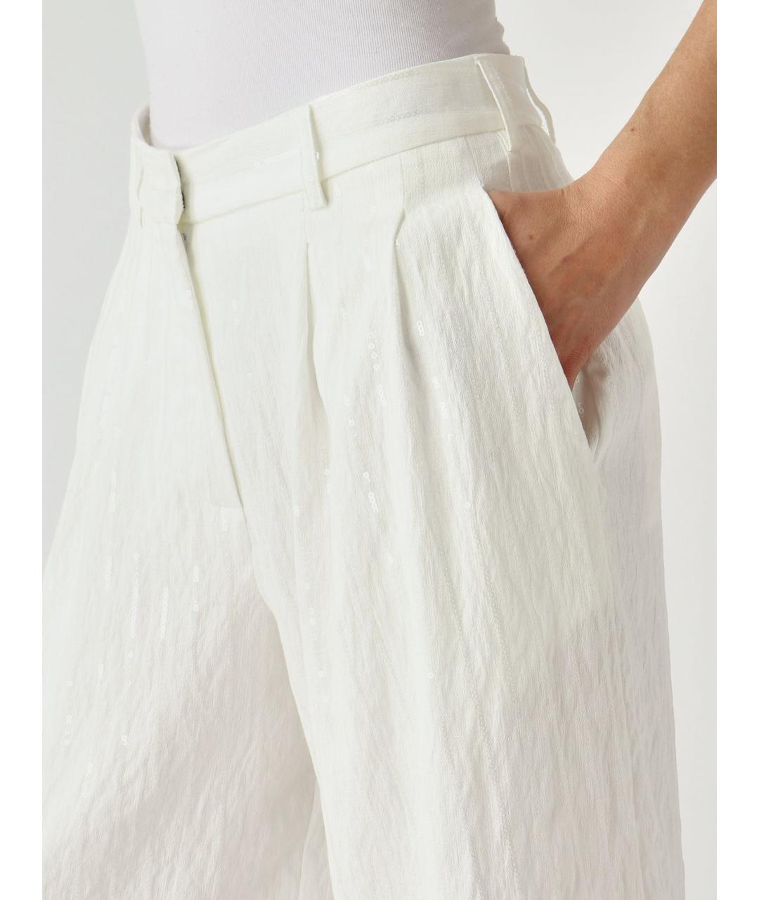 MEIMEIJ Белые вискозные шорты, фото 5