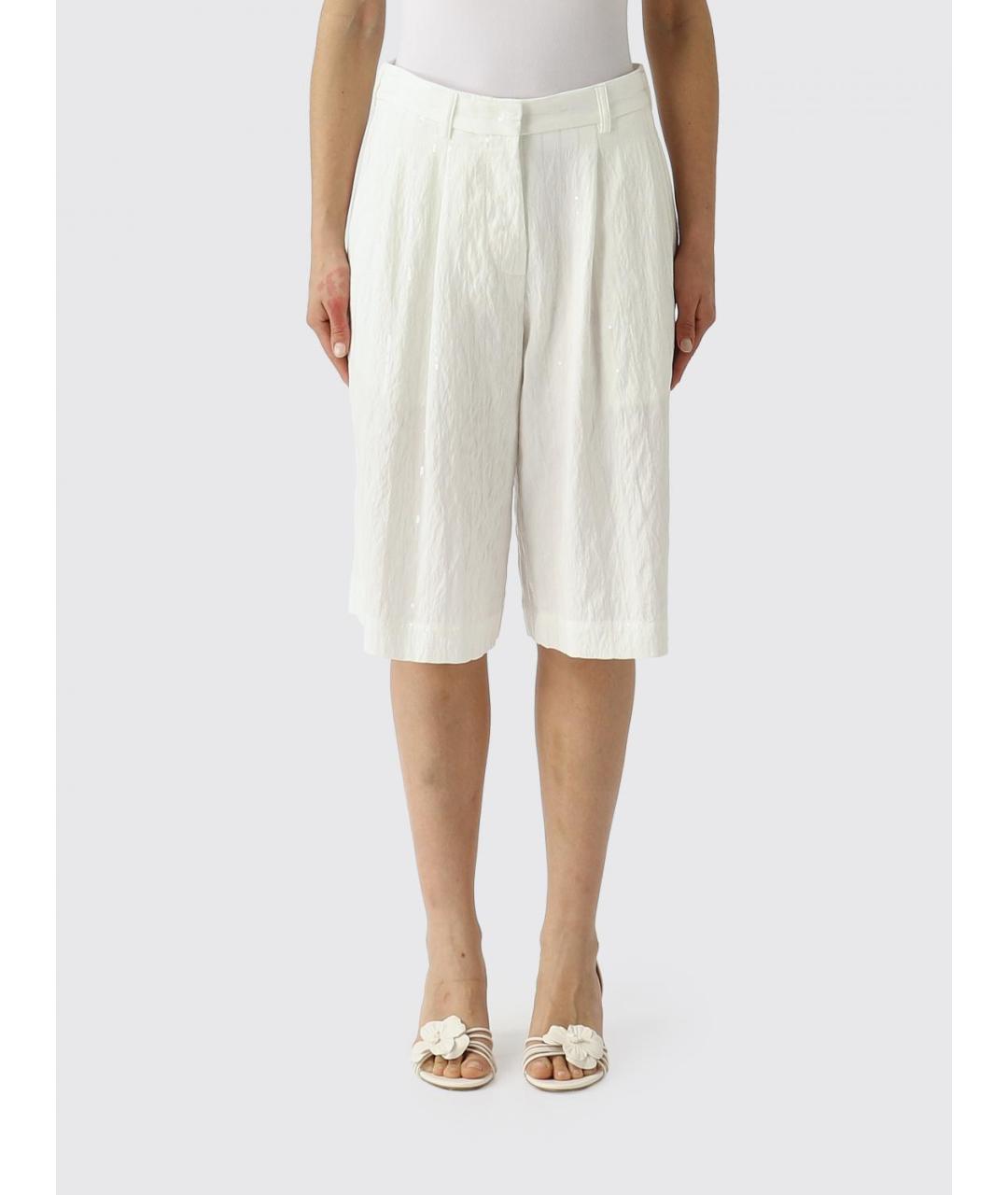 MEIMEIJ Белые вискозные шорты, фото 6