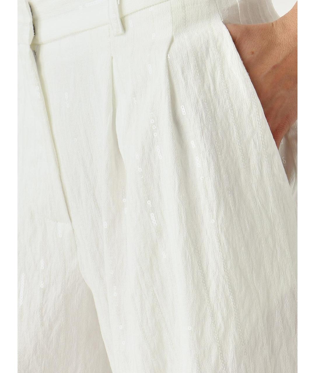 MEIMEIJ Белые вискозные шорты, фото 3